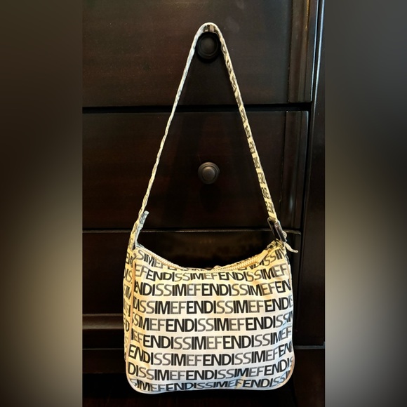 ✨FENDI FENDISSIME Accessori Made in Italy Vintage Shoulder Bag Authentic - Picture 3 of 16